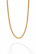 Box Link Chain Necklace 18K Gold Plated – 45 cm