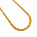 Machine-Made Bismarck Chain Necklace 18K Gold Plated – 45 cm * 4 мм