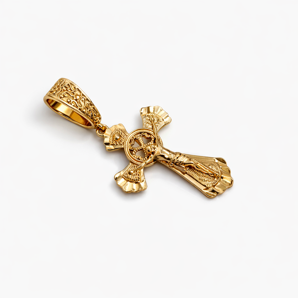 18K Gold Plated Sacred Figure Pendant – Wholesale