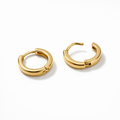 Mini Classic Hoop Earrings 18K Gold Plated – 10 mm (Pack of 6 Pairs)