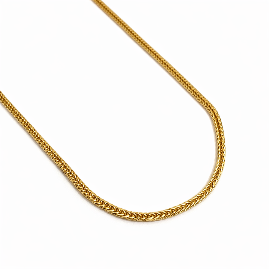 Snake Chain Necklace 18K Gold Plated – 45 cm